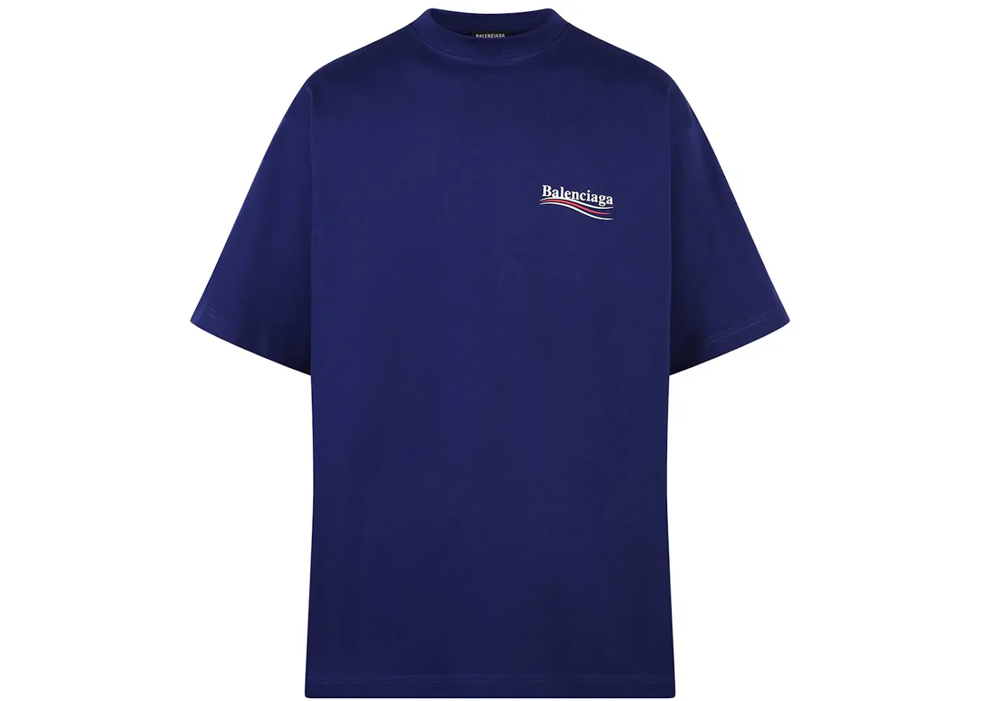 Мужская футболка с принтом Political Campaign Balenciaga, Dark Blue/Multi