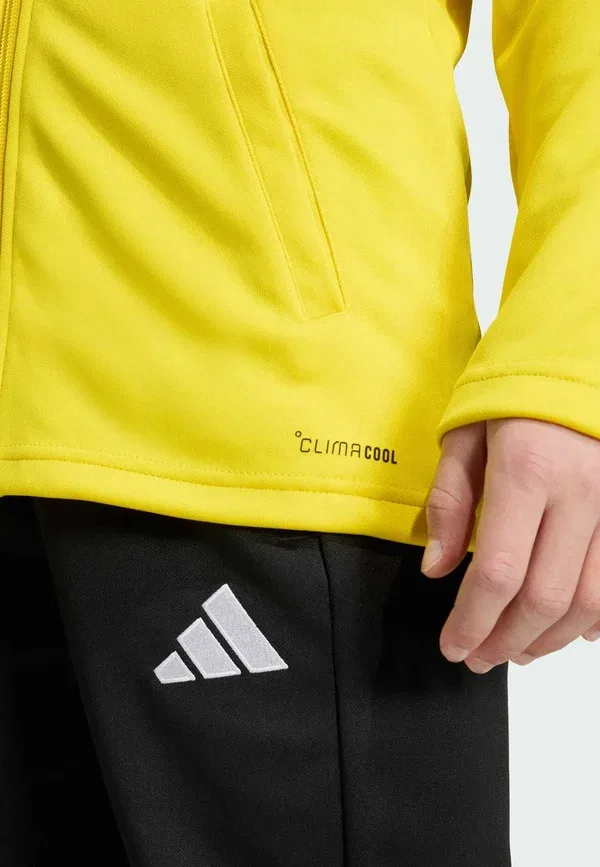 Детская спортивная куртка Entrada26 унисекс - тренировочная куртка Adidas Performance, черный/желтый — фото 3
