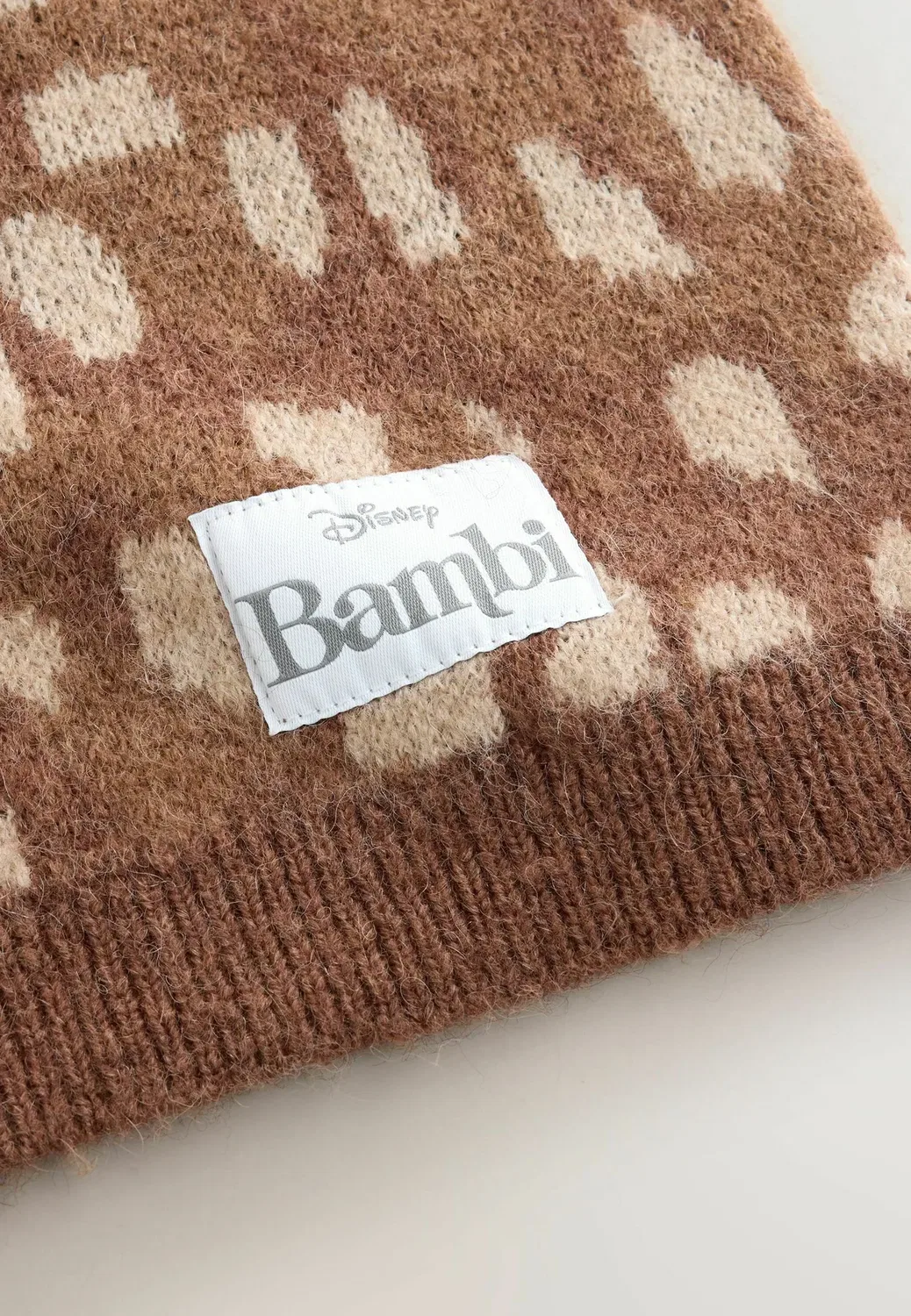 Свитер с длинными рукавами и круглым вырезом, укороченный Next, Bambi Disney License — фото 3