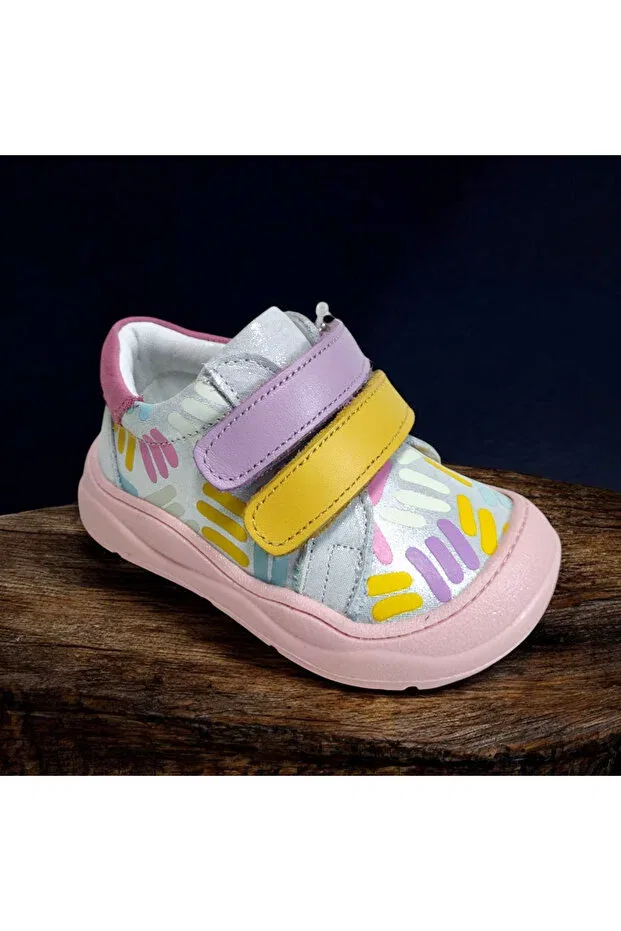 Детская обувь для новорожденных кожаная Viva Shoes, Silver-Lilac — фото 2