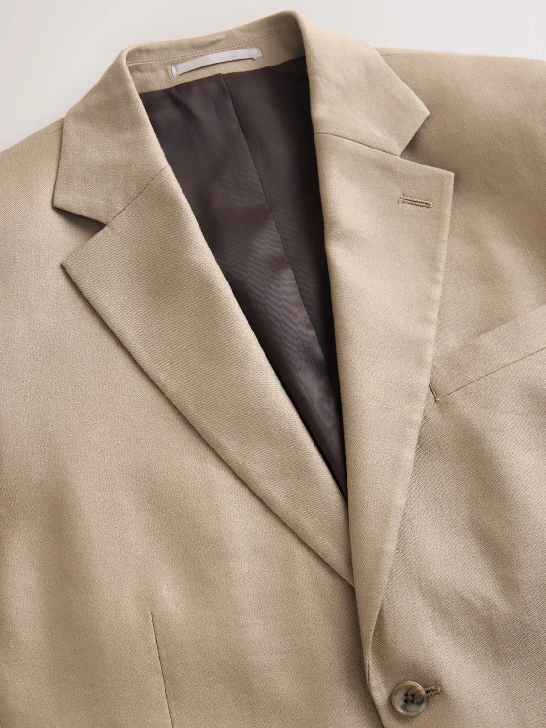 Пиджак Next Slim fit N. Premium в цвете Stone — фото 3