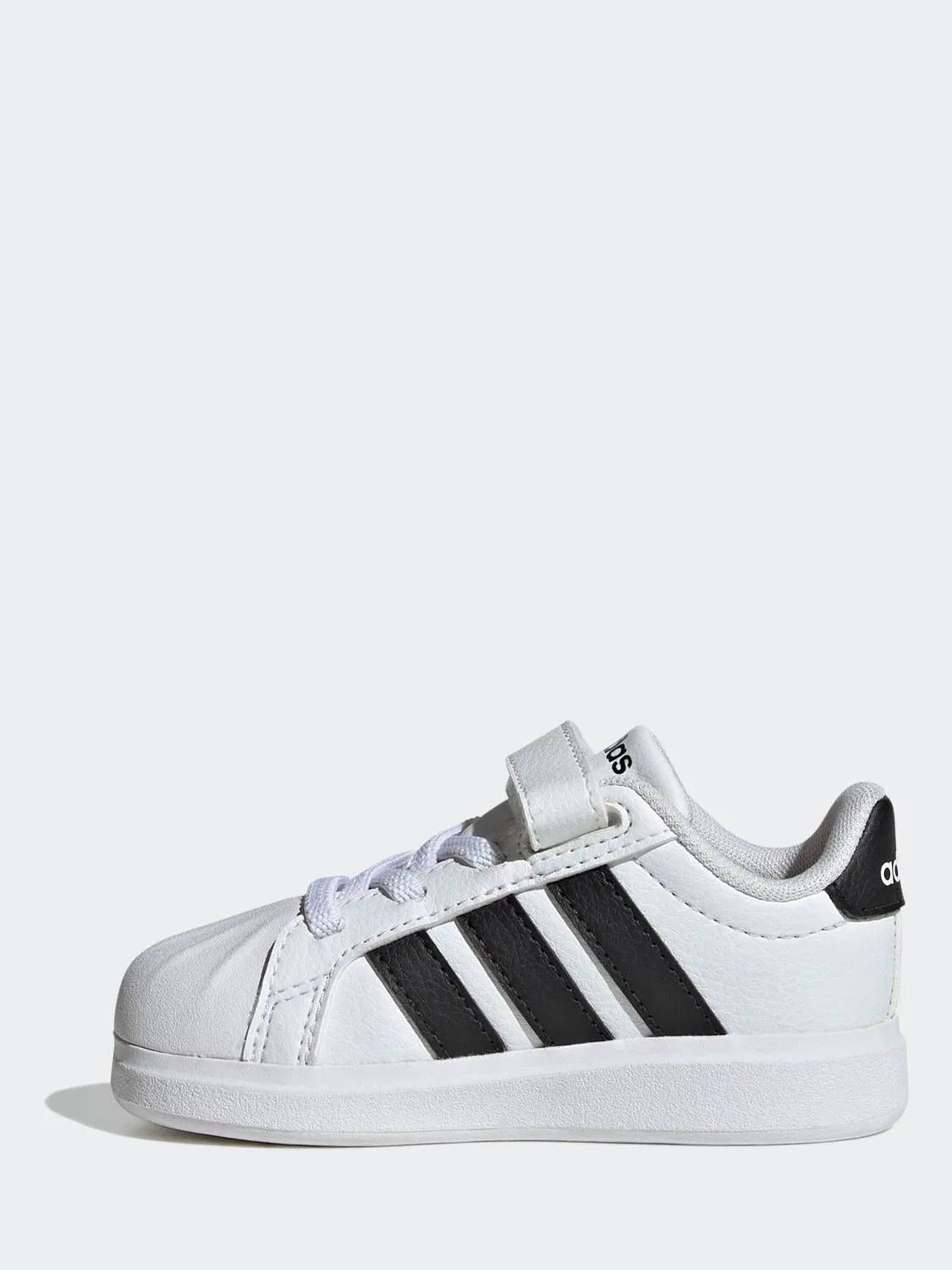 Кроссовки с эластичной шнуровкой adidas White Street Talk, белый — фото 2