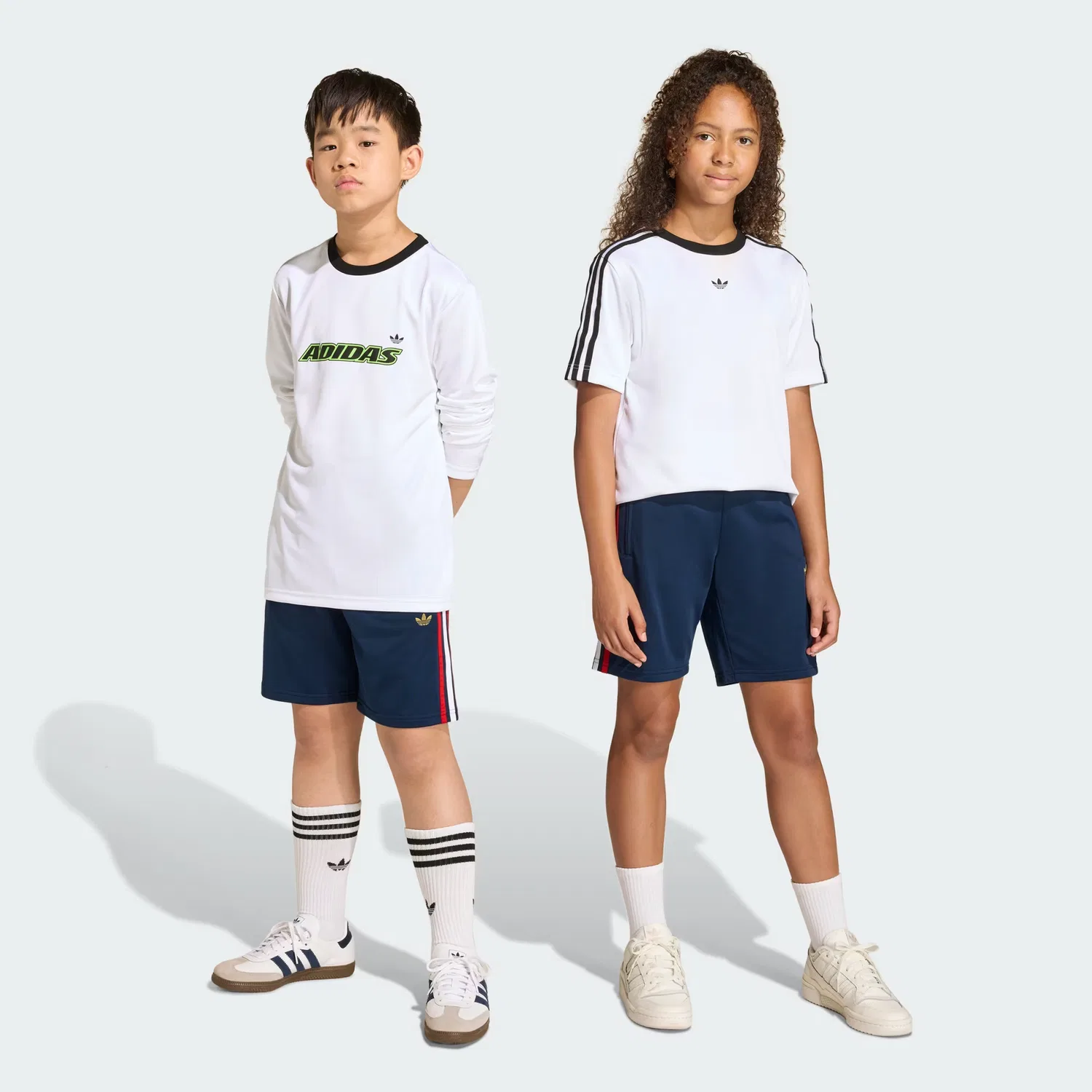 Детские шорты на шнурке Firebird Adidas Originals, темно-синий/темно-золотой