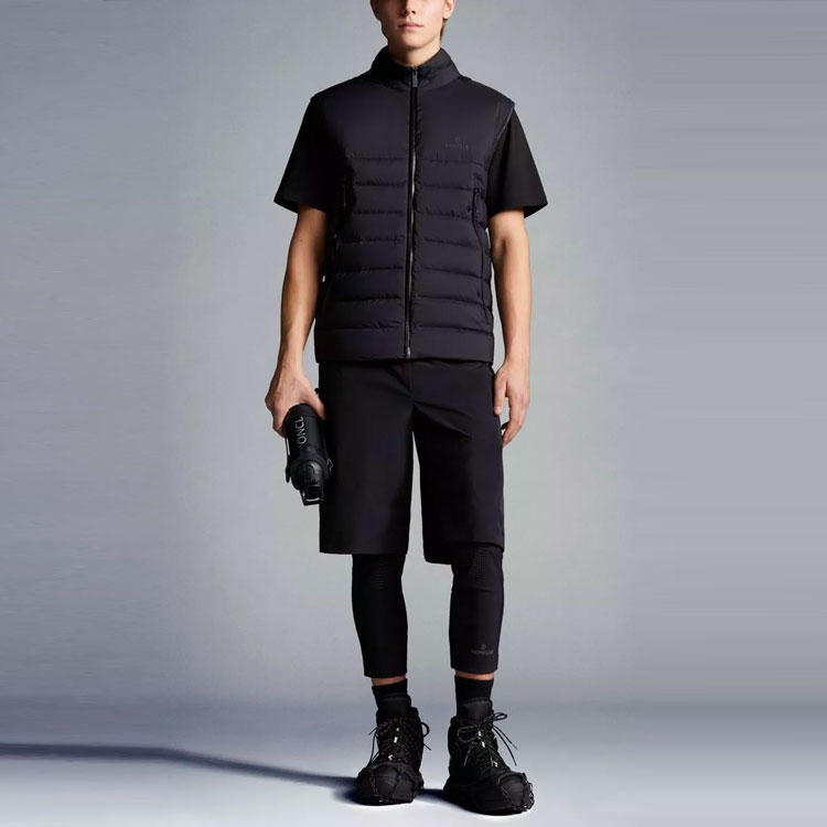 Повседневные шорты мужские SS22 Moncler, черный — фото 4