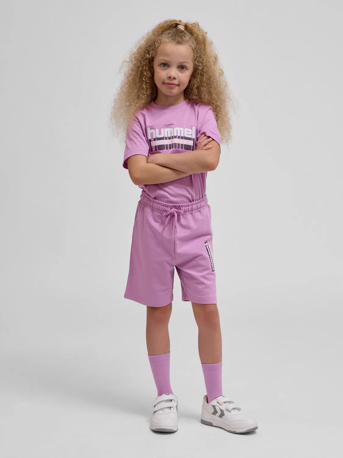 Детские шорты с регулируемой талией Hmltukas Hummel, Fliederrosa — фото 3
