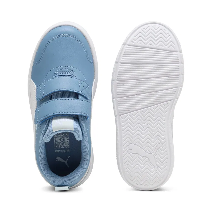 Кроссовки PUMA 'Courtflex V3' синего цвета — фото 4