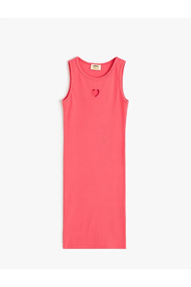 Детское платье для девочек с сердечками Koton, Rose