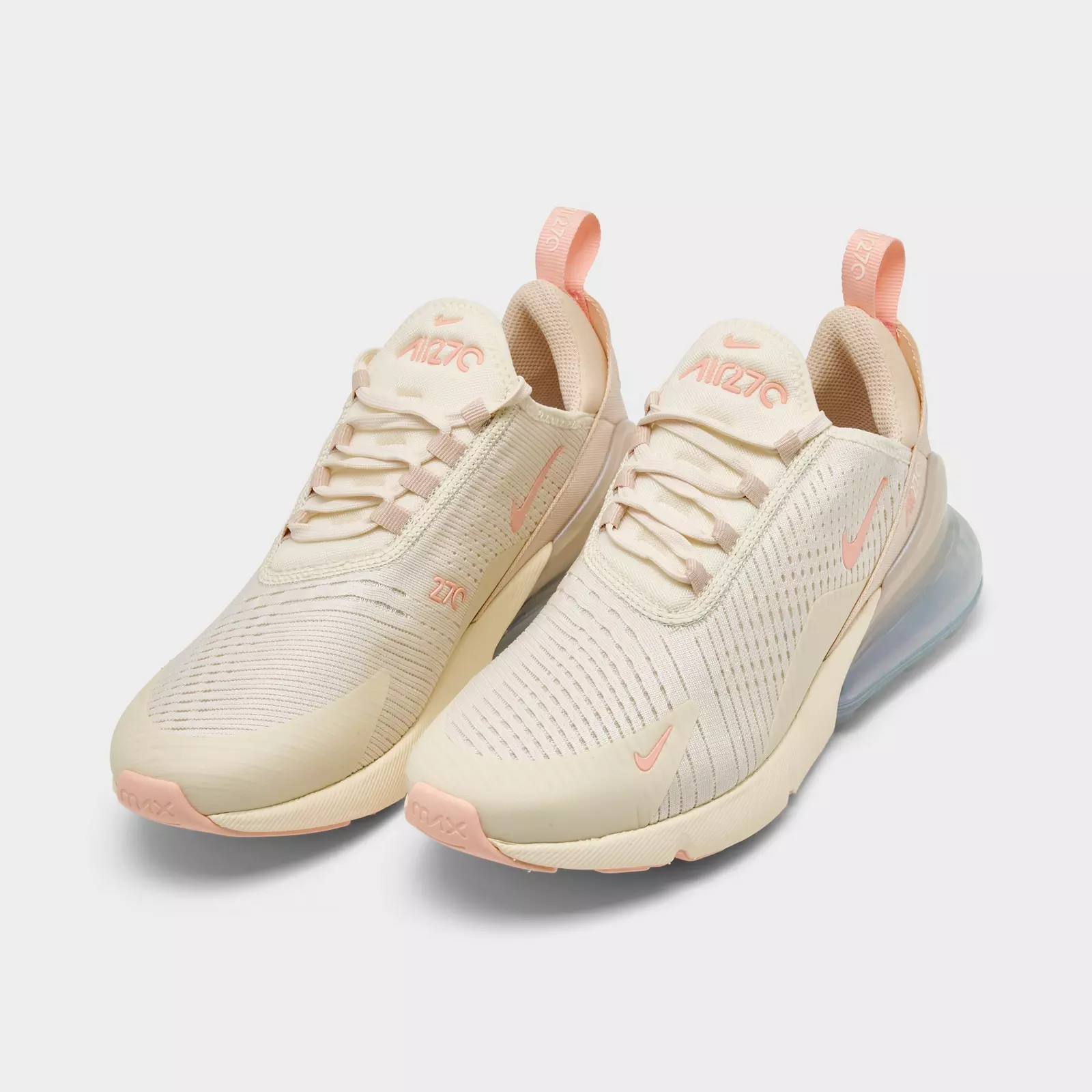 Кроссовки Women's Nike Air Max 270 Casual, кремовый/бежевый — фото 2