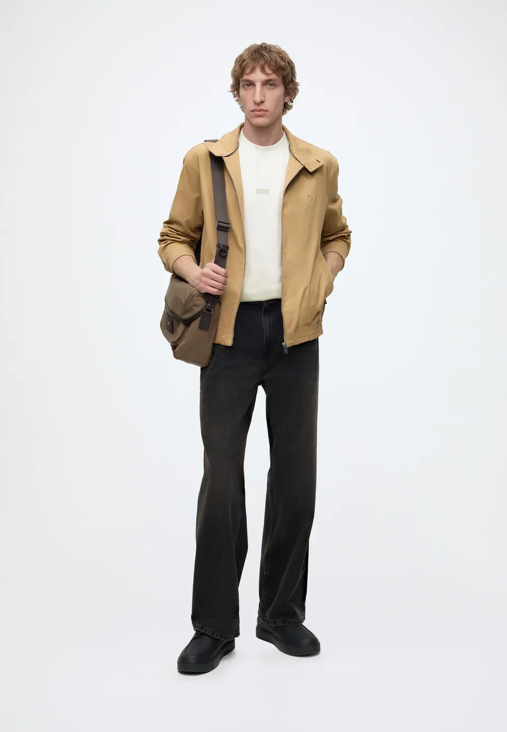 Coiner - легкая куртка Boss, Medium Beige — фото 2