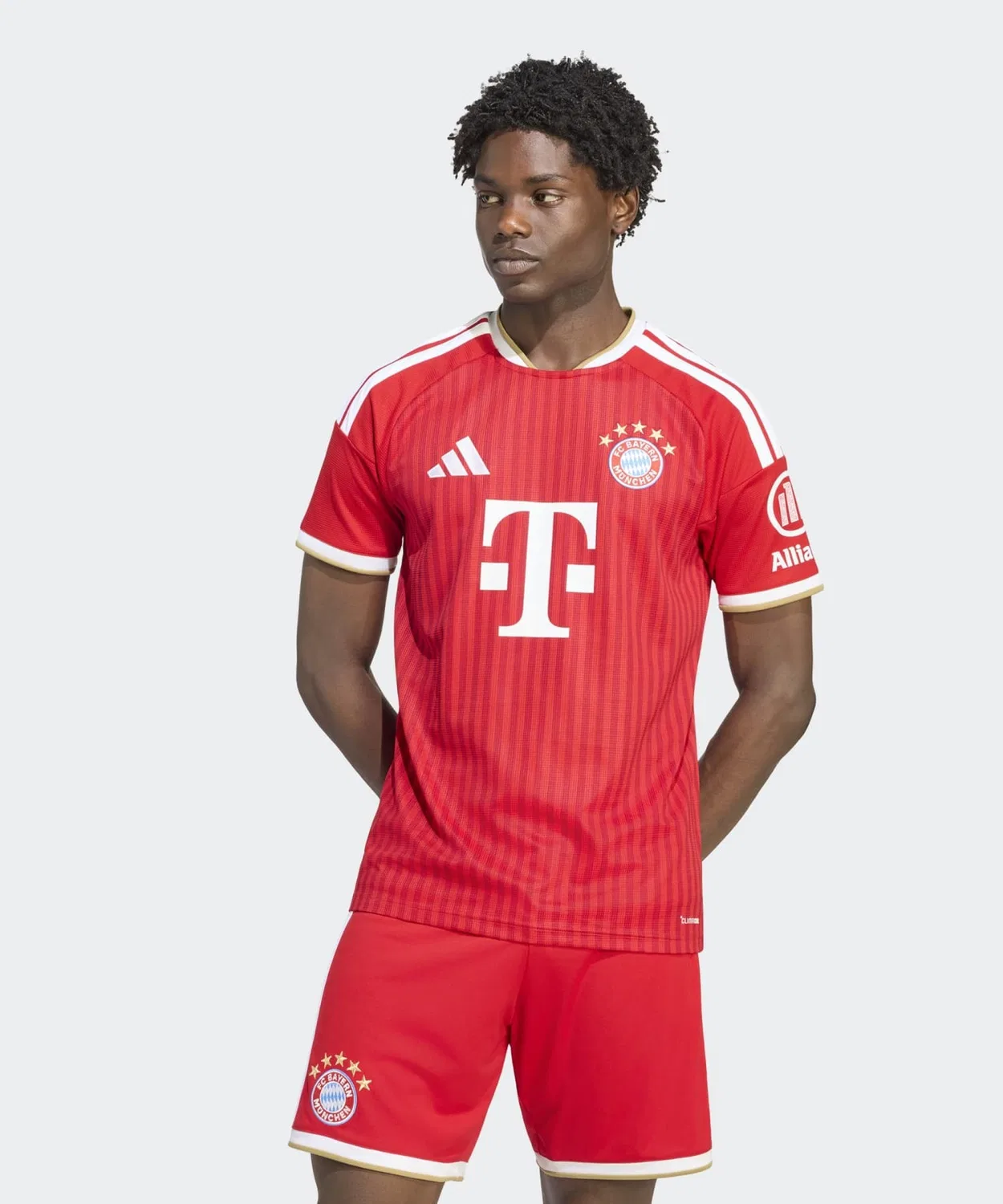 Мужская футболка с коротким рукавом, с принтом Adidas, Red