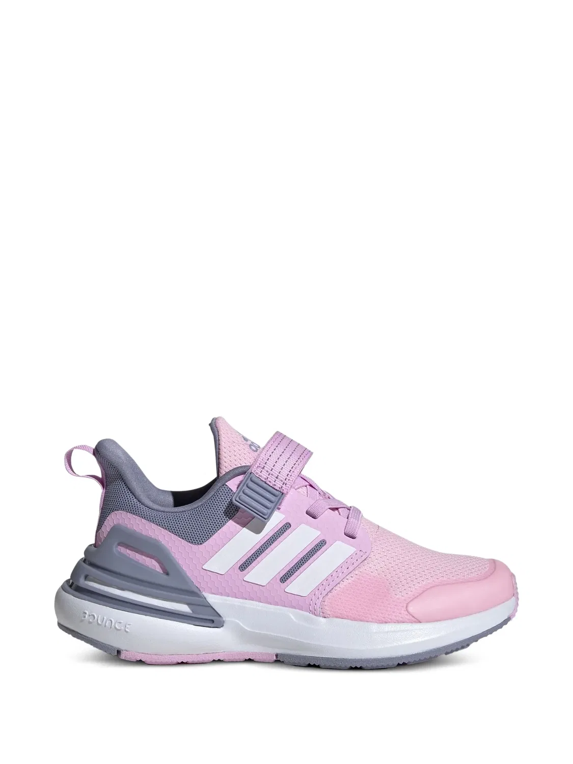 Кроссовки Rapidasport Bounce Clear Pink/Cloud White/Bliss Lilac Adidas Kids, розовый — фото 2