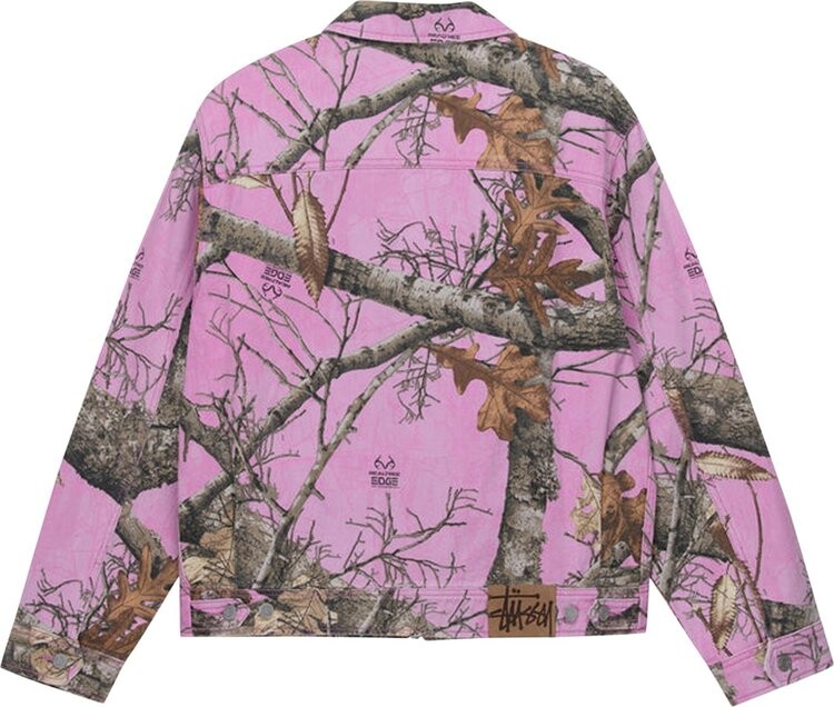 Куртка Stussy Realtree Edge Zip Work Jacket 'Pink Куртка Stussy Realtree Edge Zip Work Jacket 'Pink