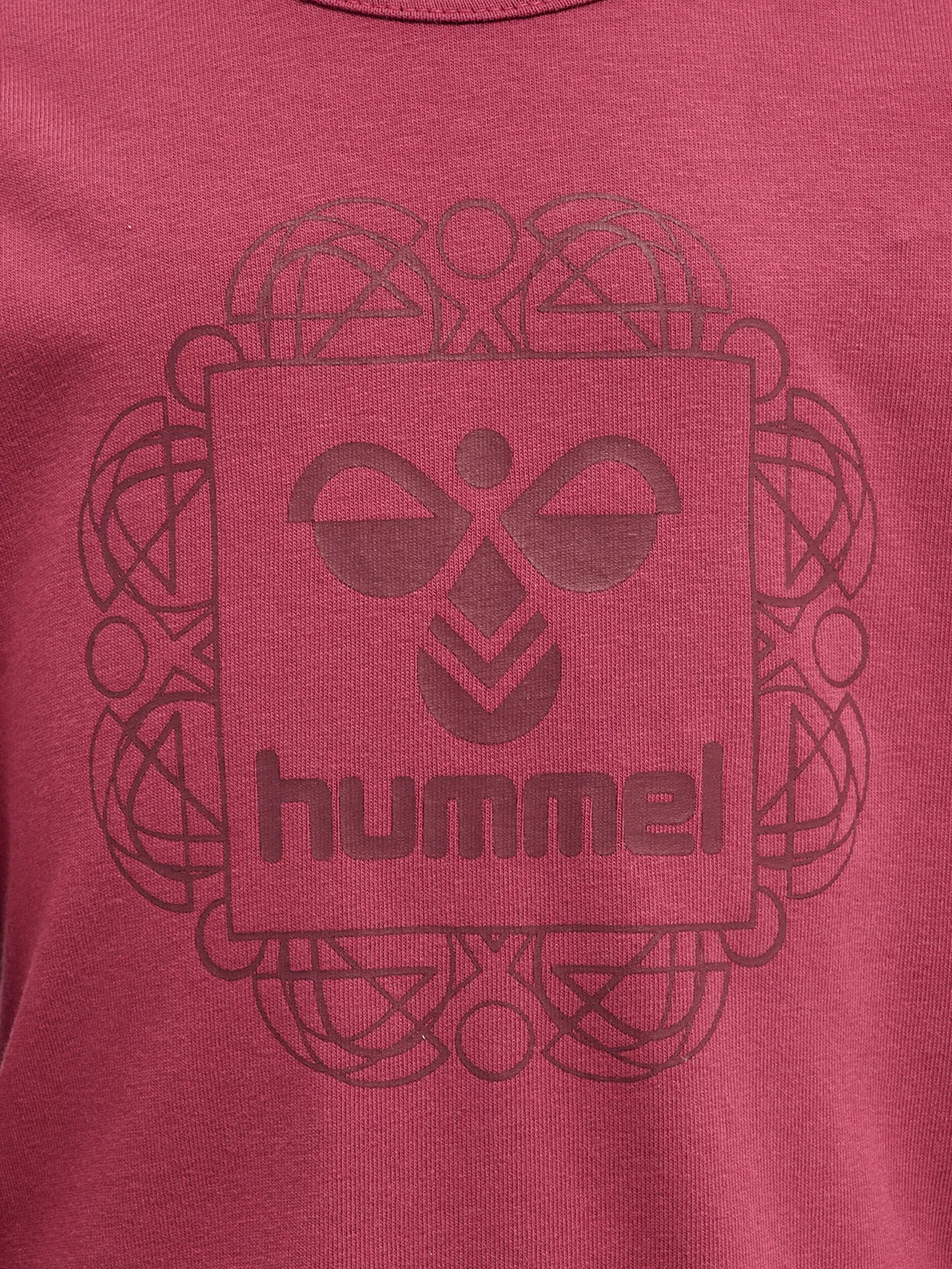 Детская футболка с длинным рукавом Hmlhelga Hummel, Rot — фото 3