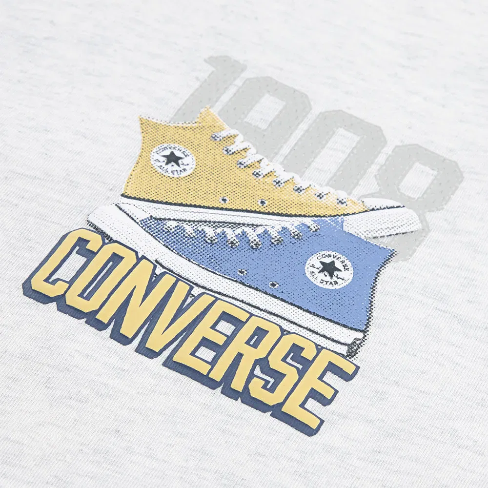 Кроссовки детские Converse Kids Retro Front Back Sneaker, серый — фото 4