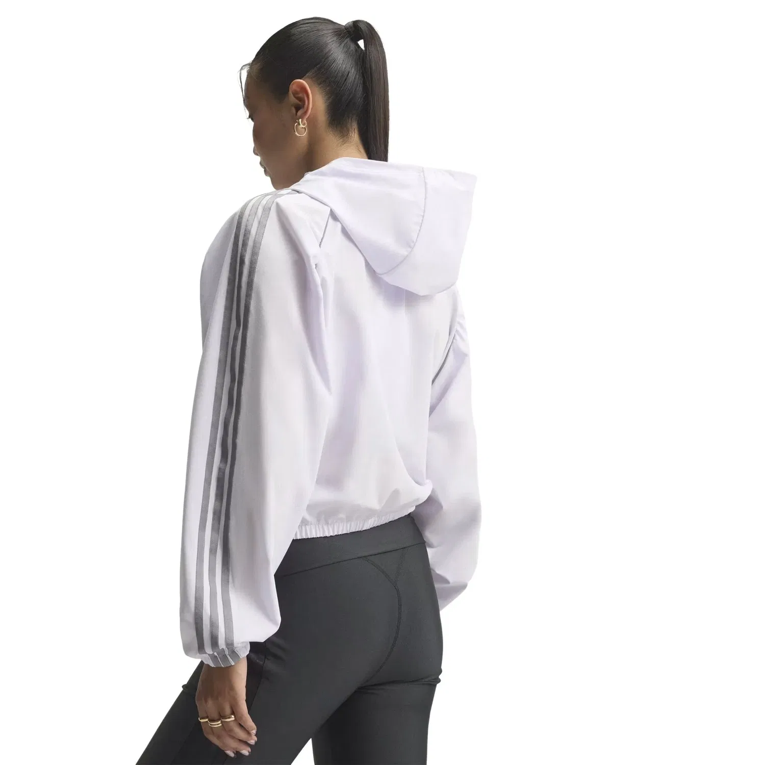 Женская футболка с длинным рукавом Sport Coverup Adidas, фиолетовый — фото 2