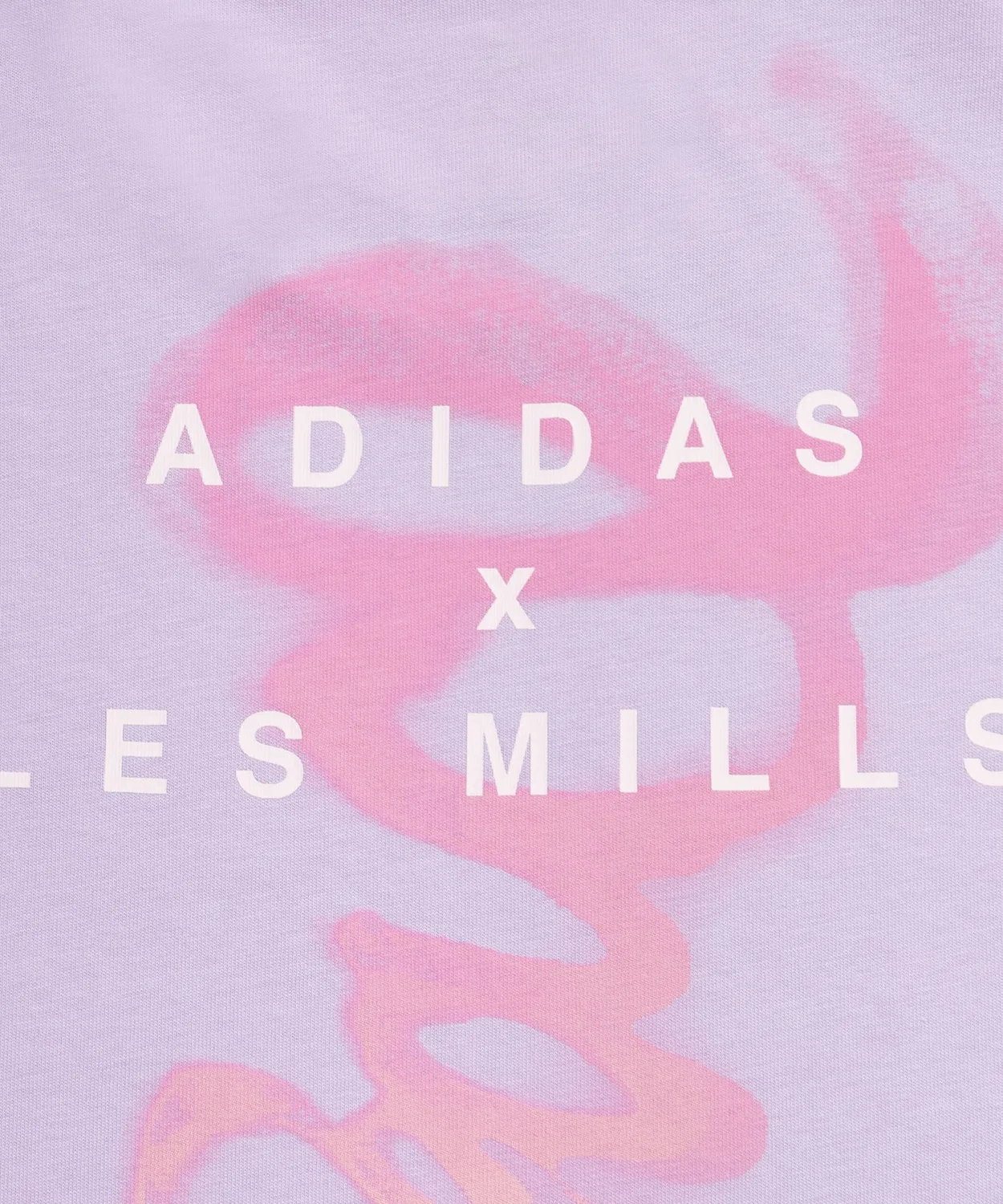Мужская футболка свободного кроя с принтом LES MILLS Mind Body Adidas, Violet — фото 4