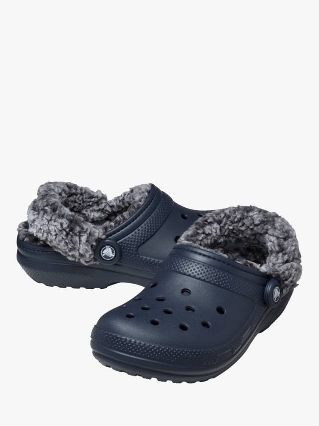 Классические тапочки с флисовой подкладкой Crocs, Navy — фото 4