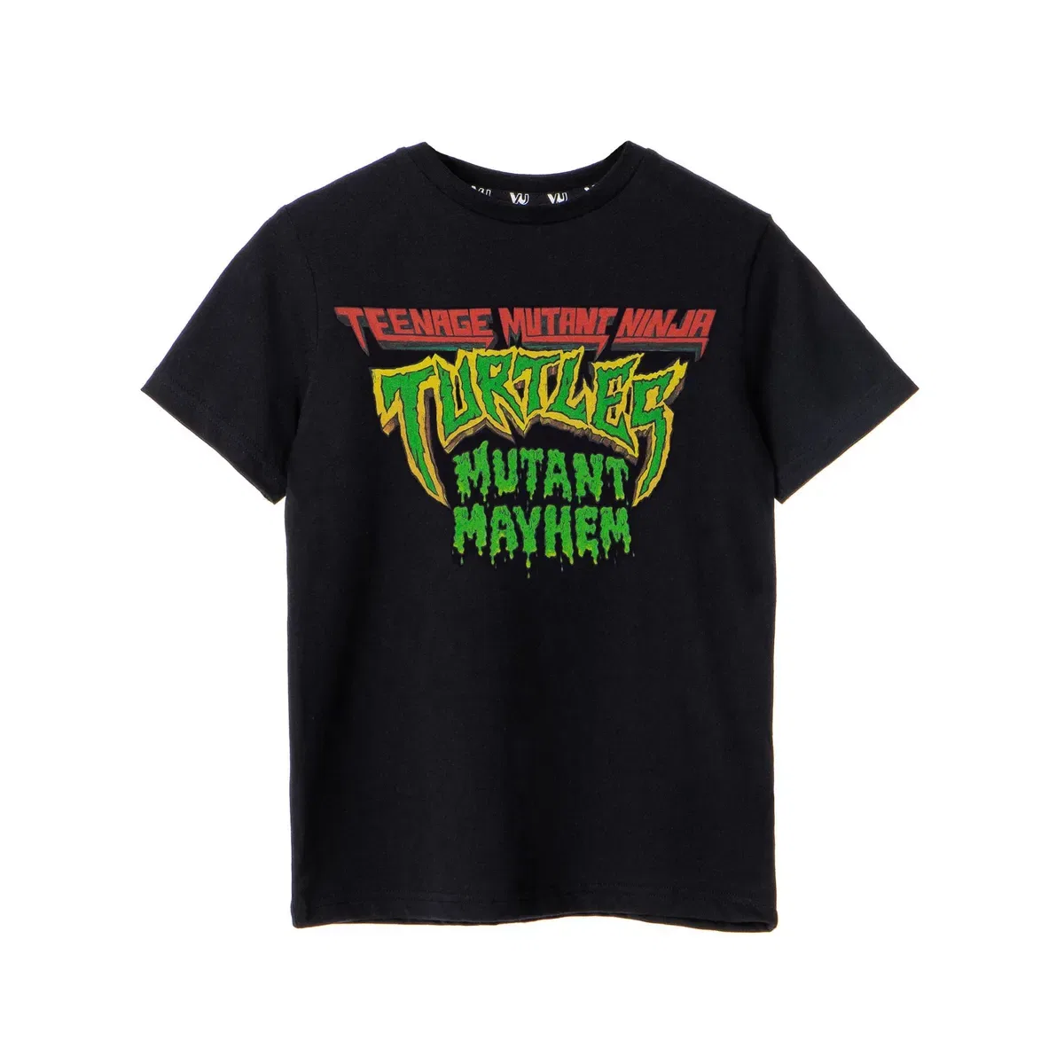 Детская футболка с принтом Mutant Mayhem Logo Teenage Mutant Ninja Turtles, Black