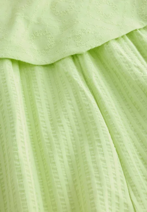 Комбинезон хлопковый Jumpsuit Next, lime green, зеленый — фото 3
