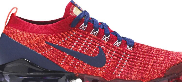 Кроссовки Nike Air VaporMax Flyknit 3 'Noble Red', красный — фото 3