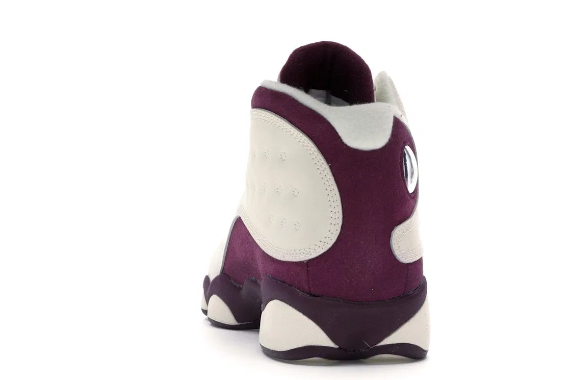 Детские кроссовки Lifestyle с принтом Jordan 13 Retro Bordeaux Jordan, Sail/Metallic Red Bronze-Bordeaux — фото 4
