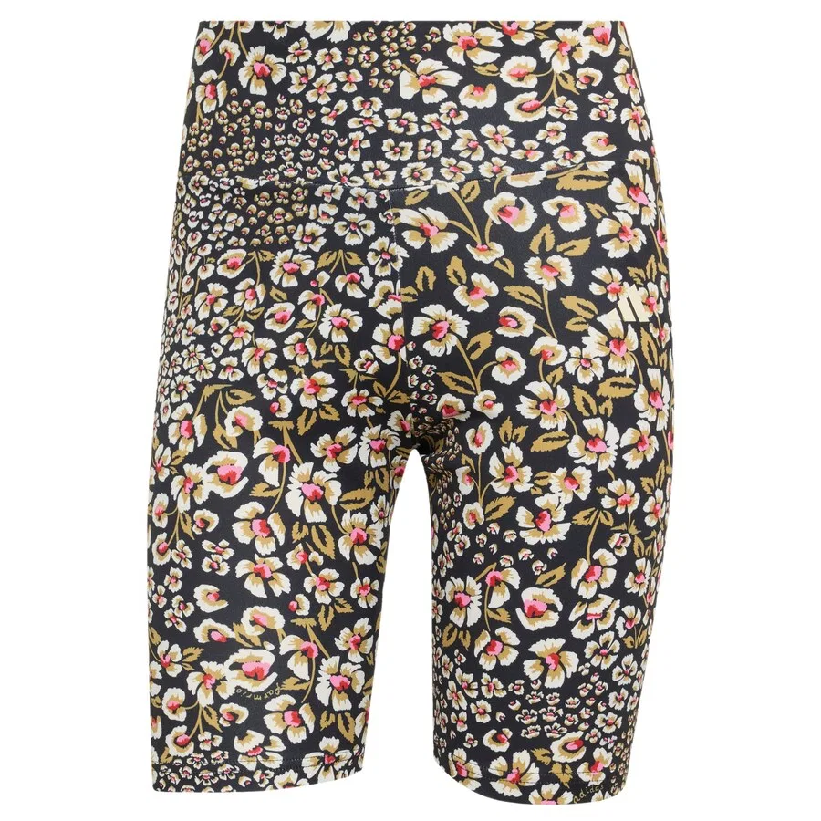 Спортивные шорты ADIDAS PERFORMANCE Slim fit 'Adidas x Farm Rio' черного цвета