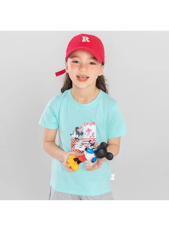 Bornbay Футболка детская с принтом Mickey Mouse, зеленый — фото 4