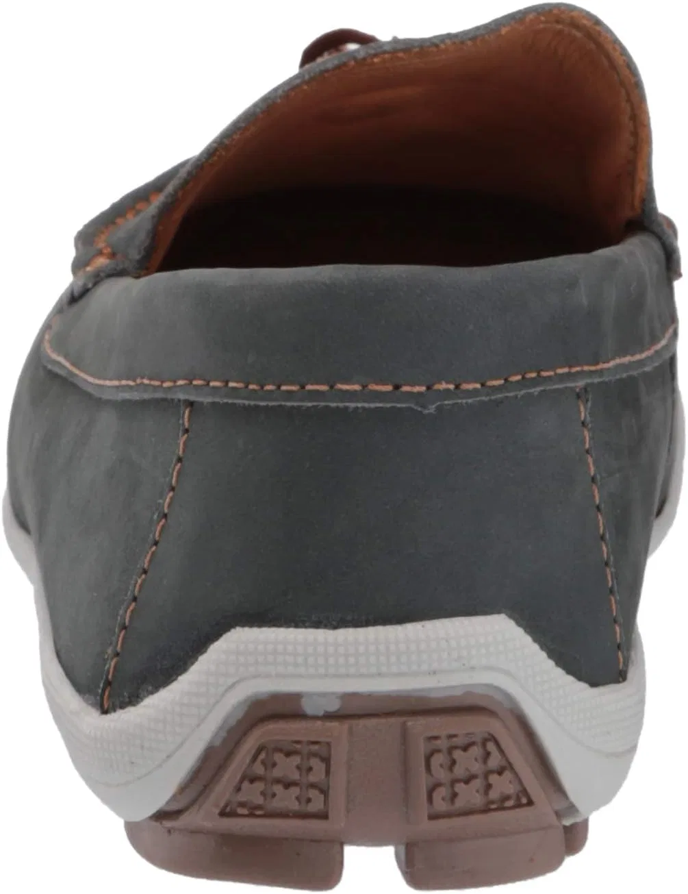 Детские лоферы с кисточкой из натуральной кожи Driver Club USA, Frost Blue Nubuck — фото 3