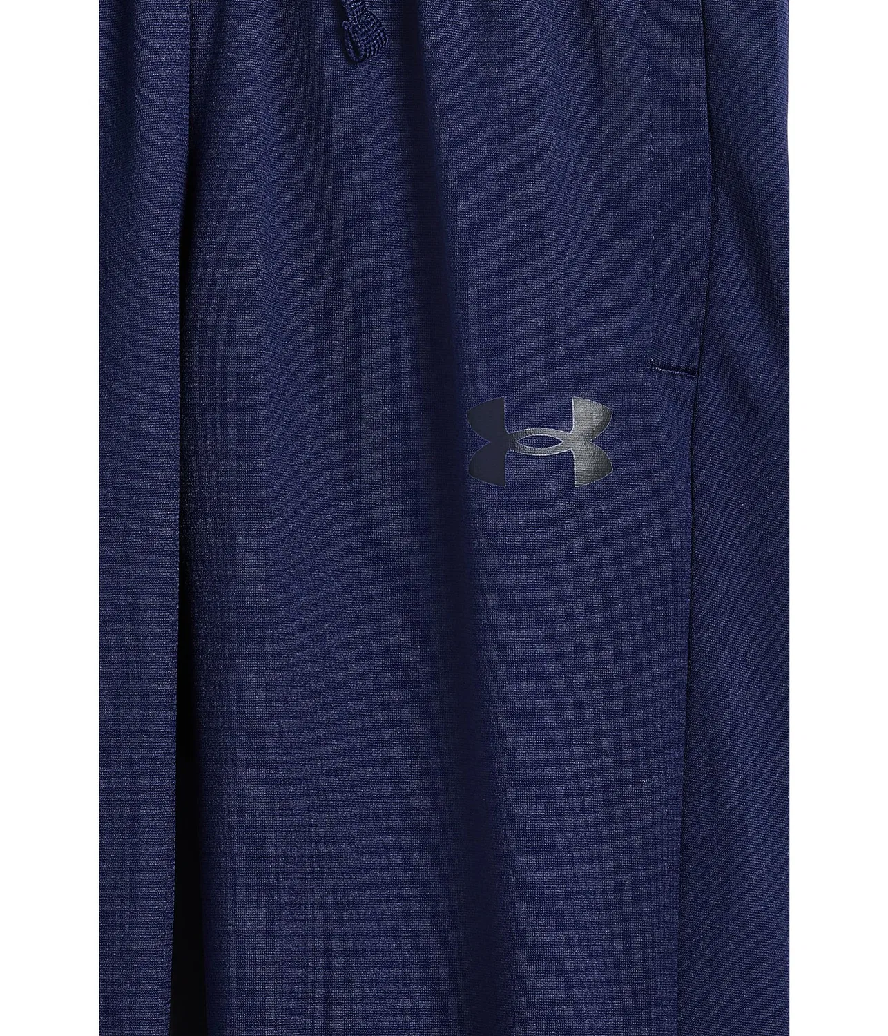 Брюки Brawler с открытым низом (для детей постарше) Under Armour Kids, Midnight Navy/Black — фото 3