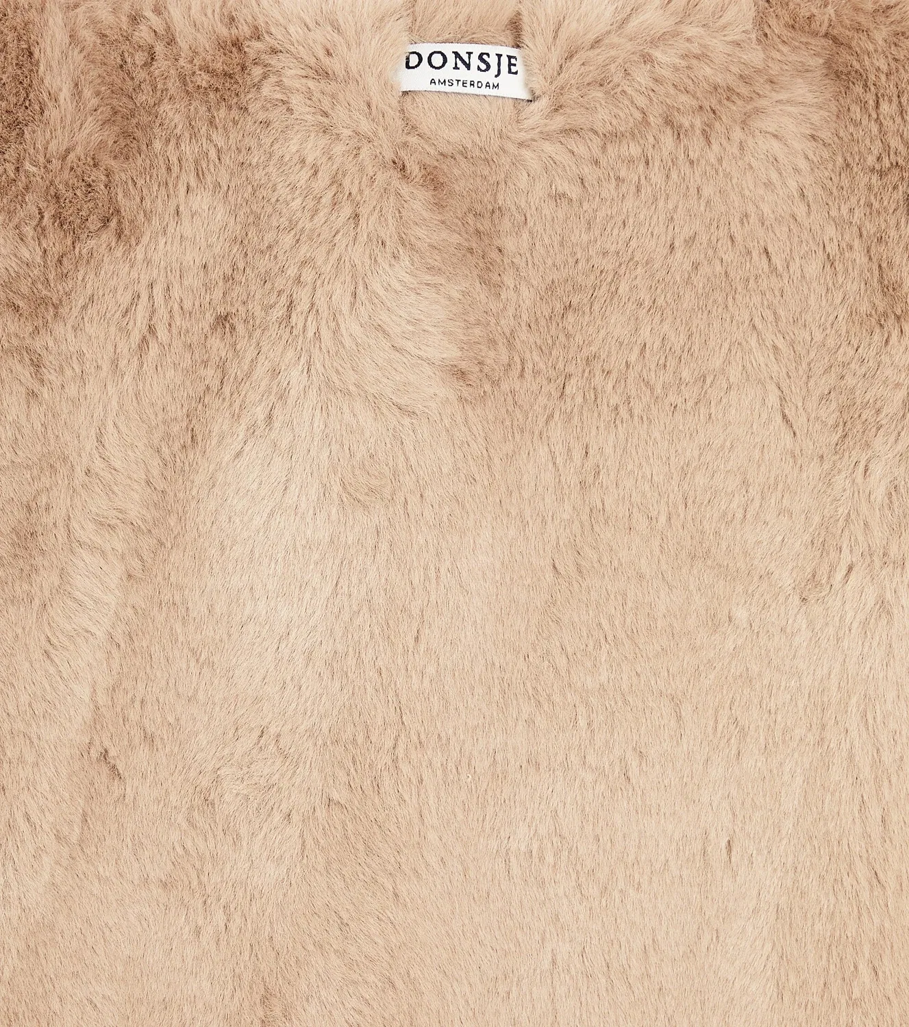 Меховая жилетка Taupe Teddy Donsje, бежевый — фото 3
