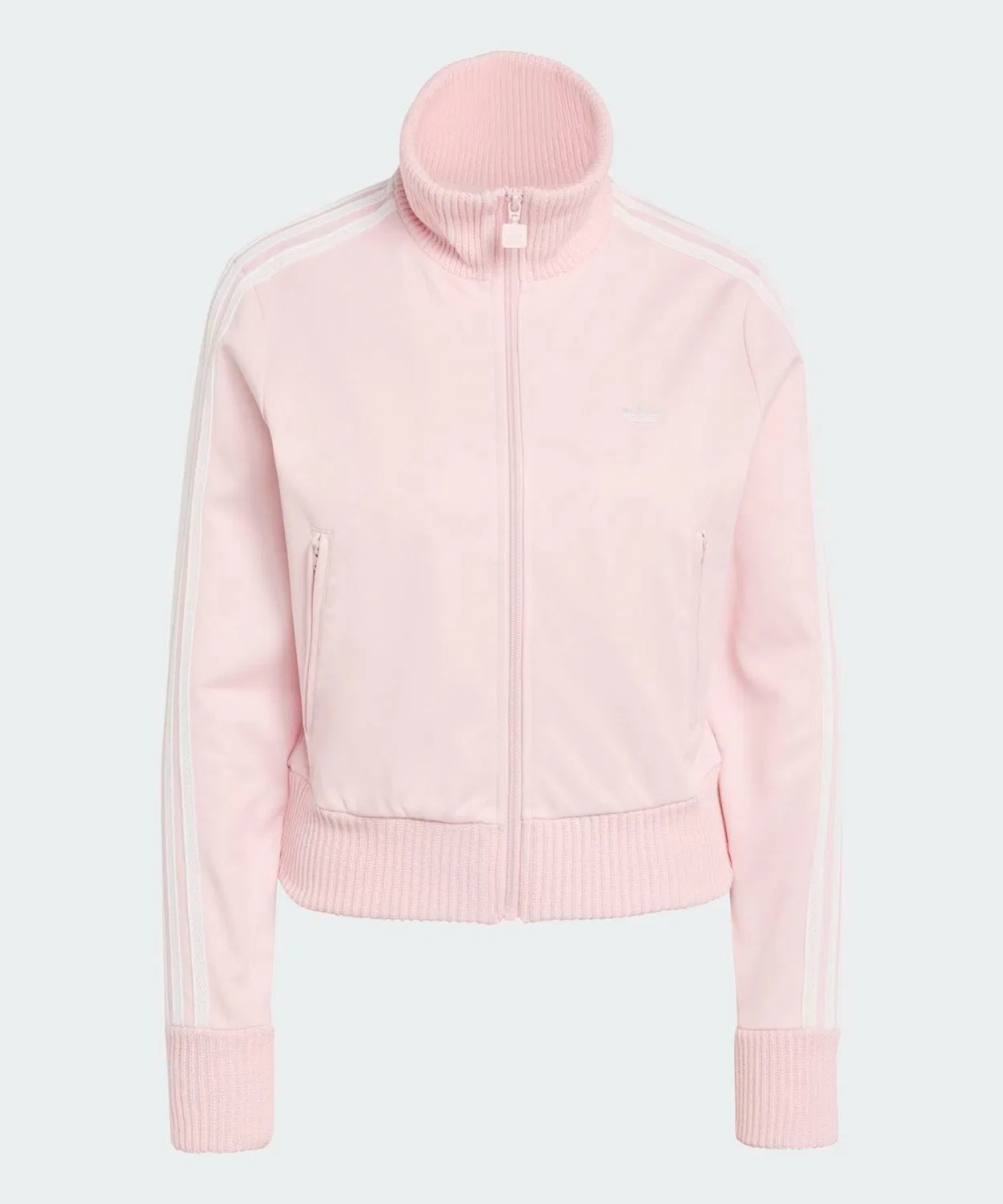 Женская куртка-джерси с вязаным крючком, модель Firebird Adidas, Pink — фото 4