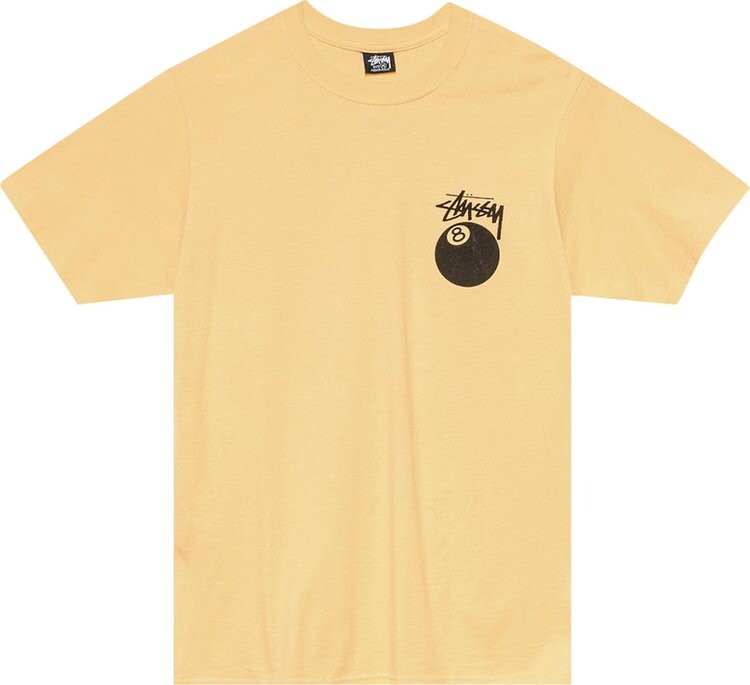 Футболка Stussy 8 Ball Tee 'Peach', оранжевый — фото 2
