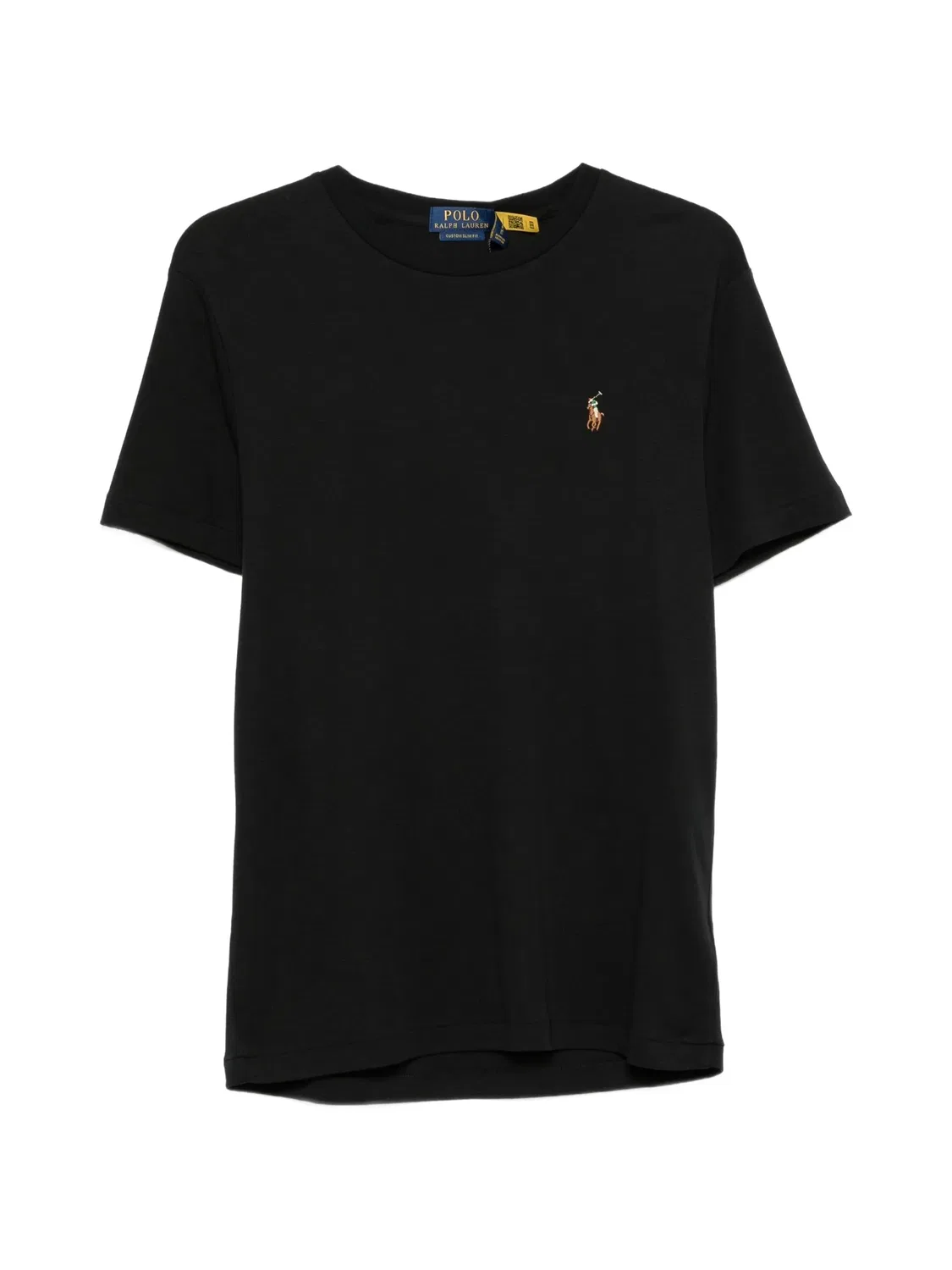 Футболка Pony из хлопка Polo Ralph Lauren, черный