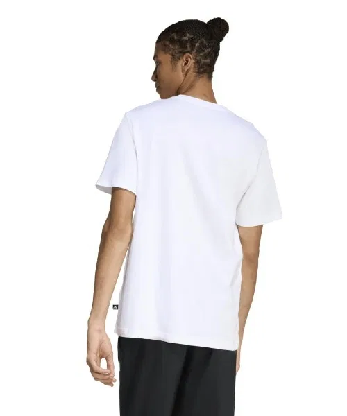 Мужская футболка с принтом Summer Slide Trim Graphic Adidas, Белый — фото 2