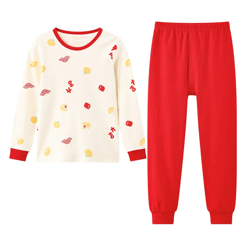 Детский комплект одежды хлопковый Red bean, Heather Navy