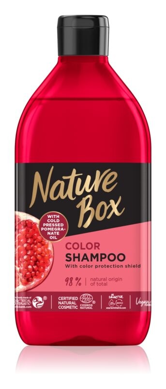 

Увлажняющий и оживляющий шампунь для защиты цвета Nature Box Pomegranate