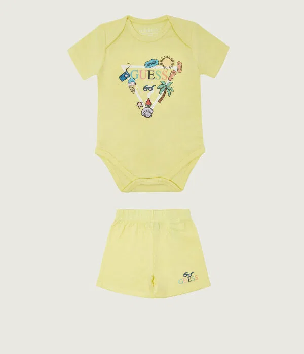 Детский комплект для девочек Regular Fit Guess, Giallo