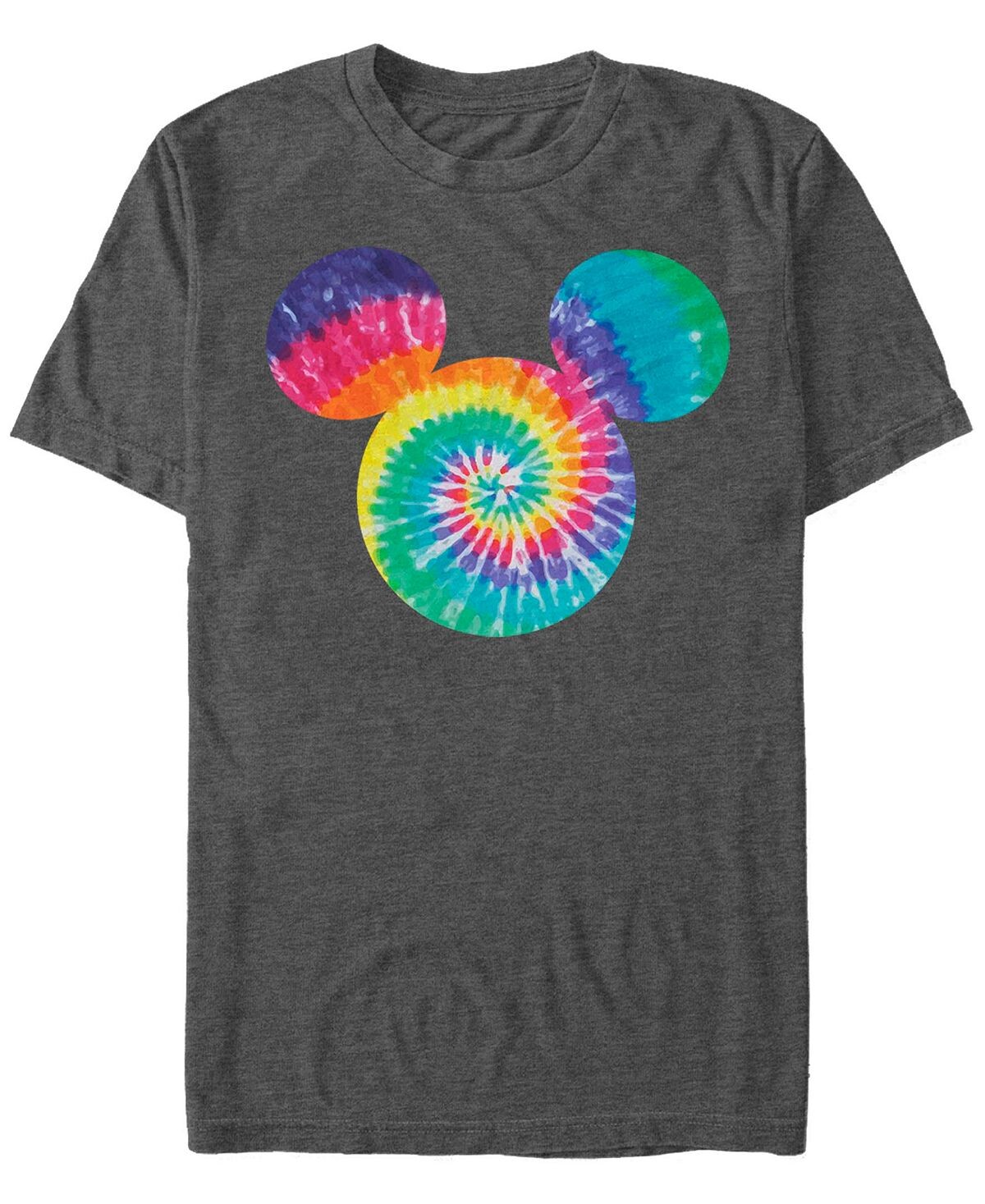 

Мужская футболка с коротким рукавом mickey tie dye fill Fifth Sun, темно-серый