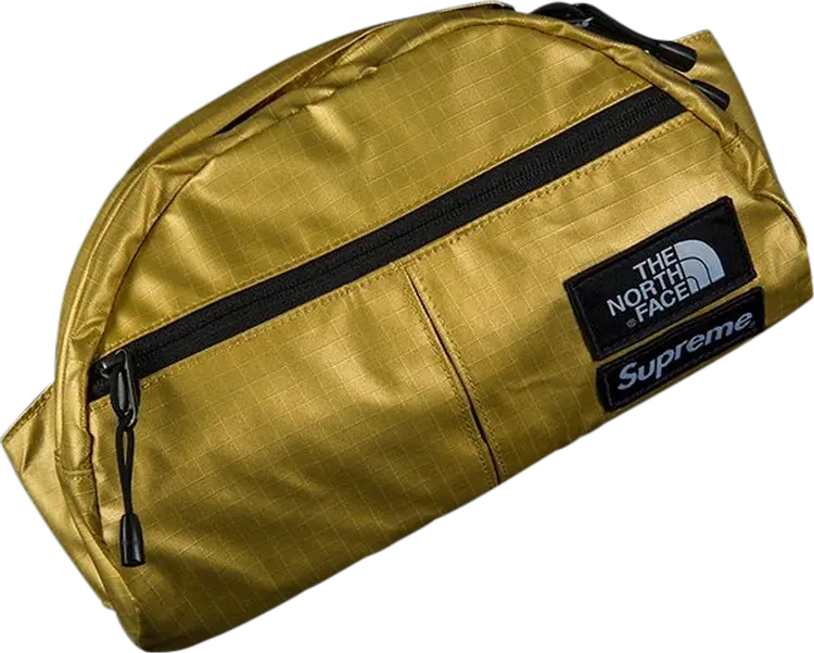 

Сумка Supreme x The North Face Metallic Roo Ii Lumbar Pack Gold, золотой