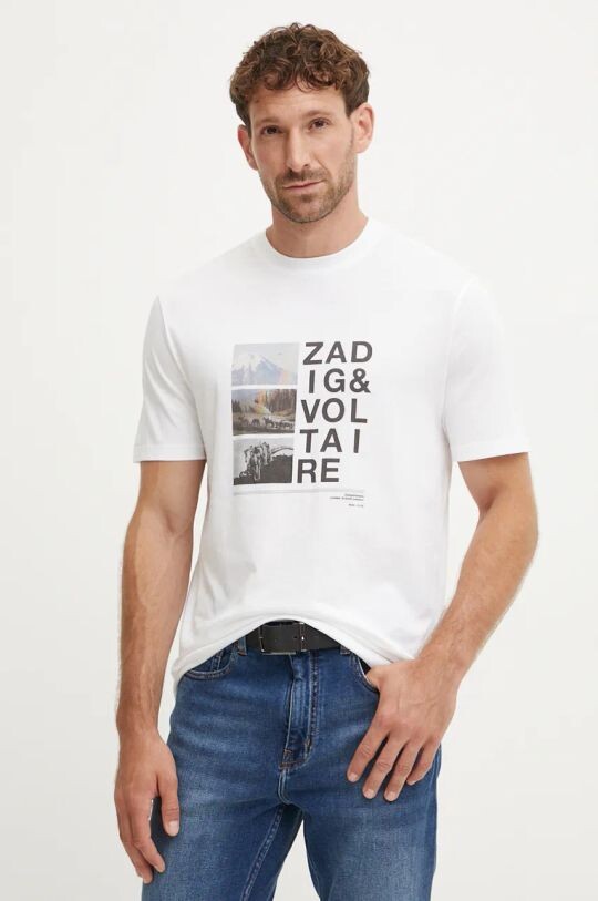 

Хлопковая футболка Zadig&Voltaire, белый