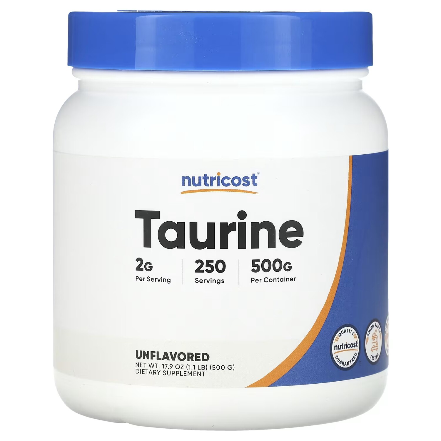 

Таурин Nutricost, 500 г