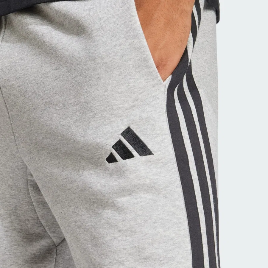 Спортивные шорты с принтом 3-Stripes adidas, Серо-черный — фото 4
