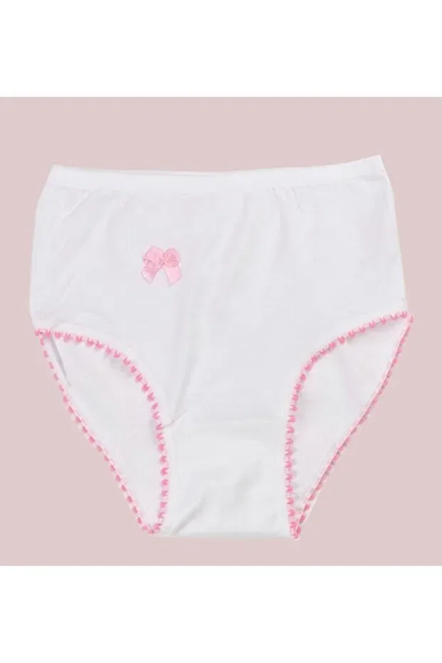 Детские трусы для девочек хлопковые 6 штук Ceysan, White