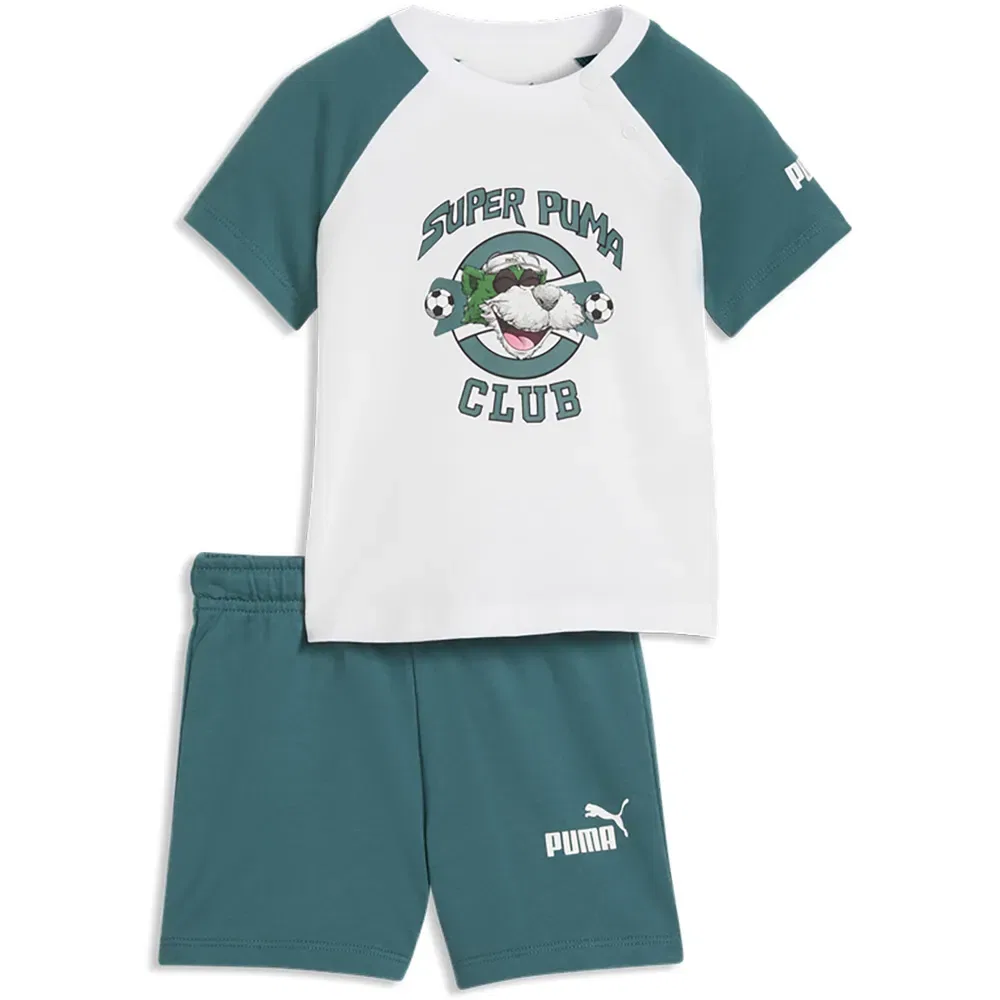 Комплект детский с коротким рукавом Puma Minicats Super, белый