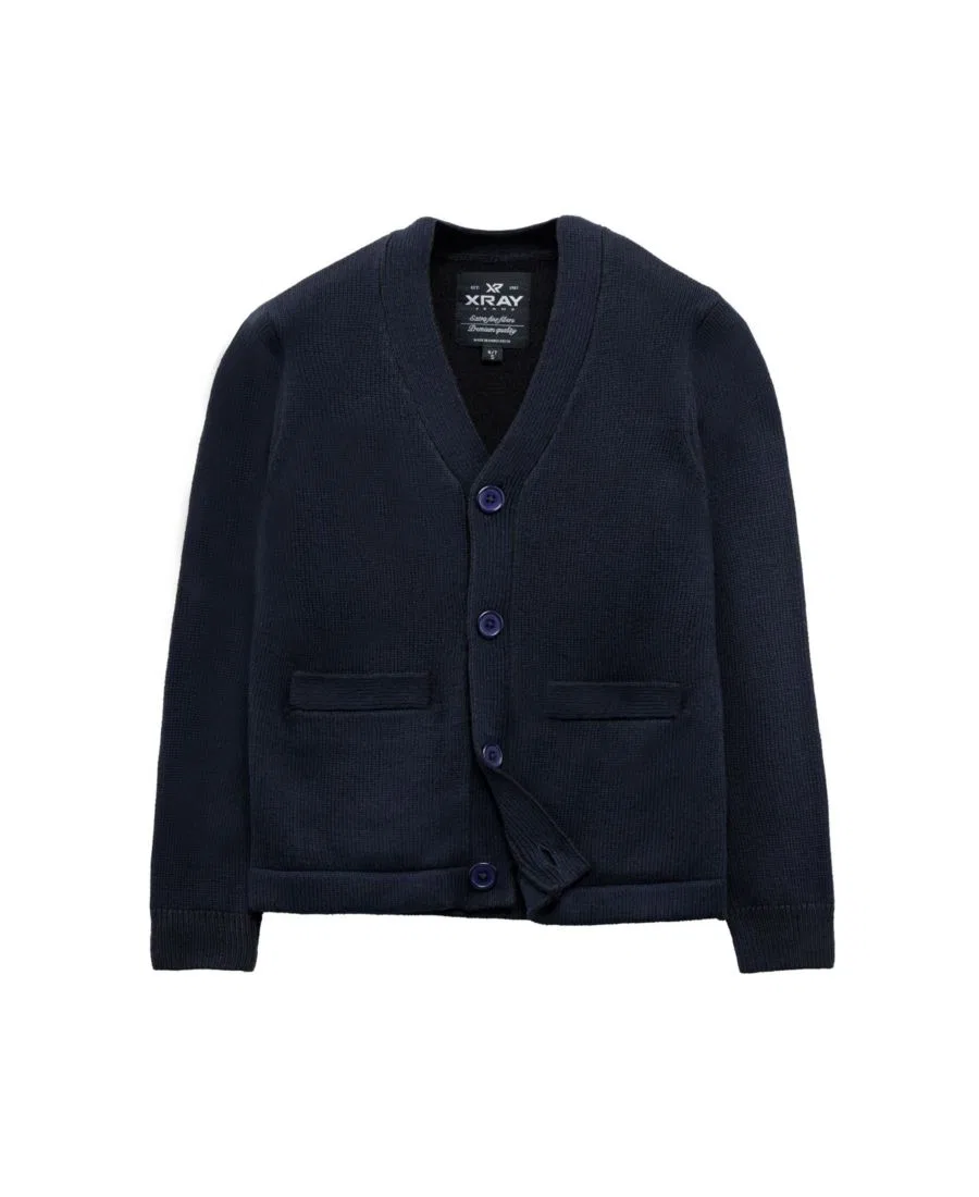 Кардиган X RAY Boy's Classic Knit, Navy