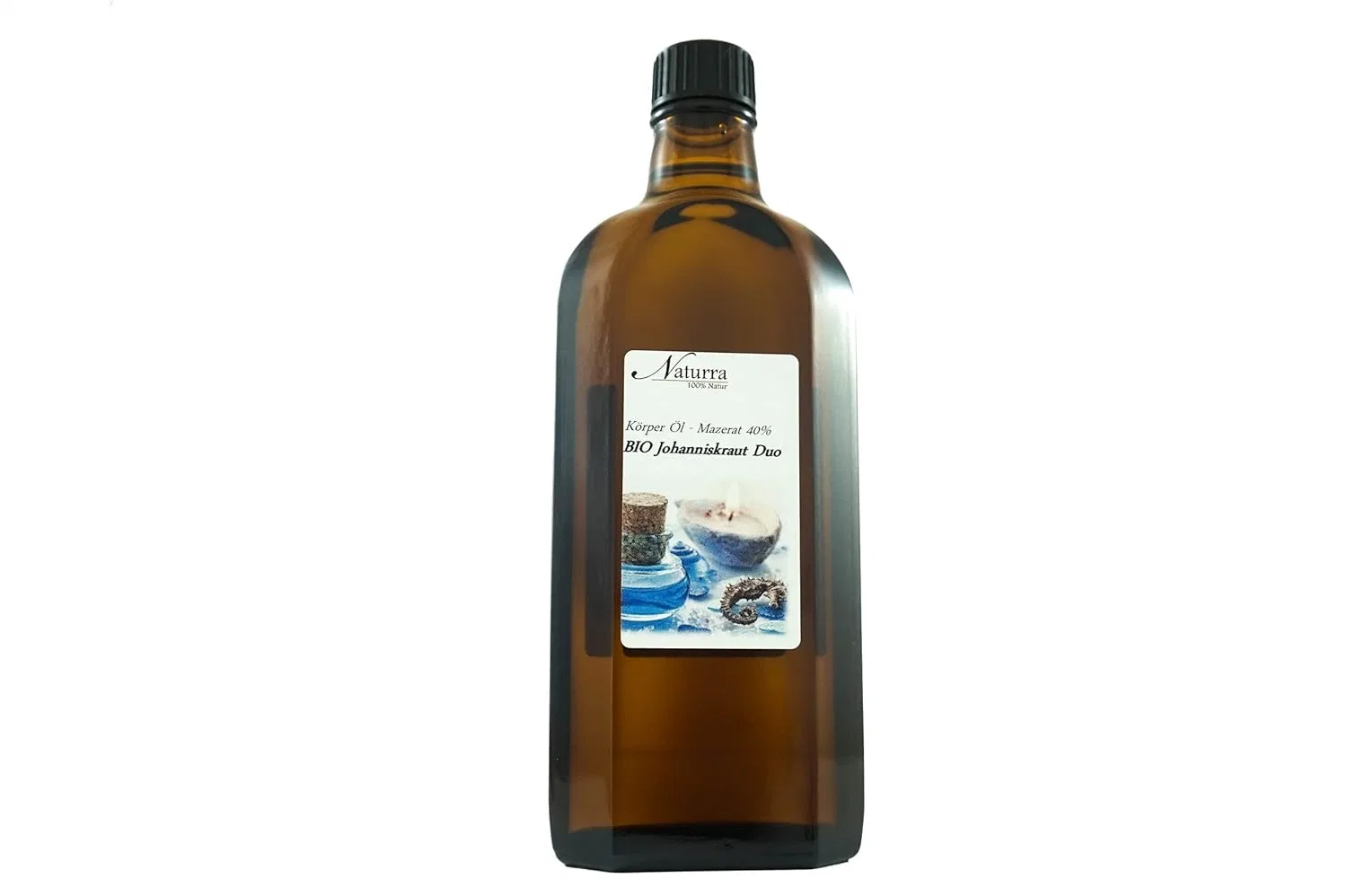 Масло для тела Organic St. John's Wort Oil Macerate Duo, Naturra, 250 мл, с маслом жожоба