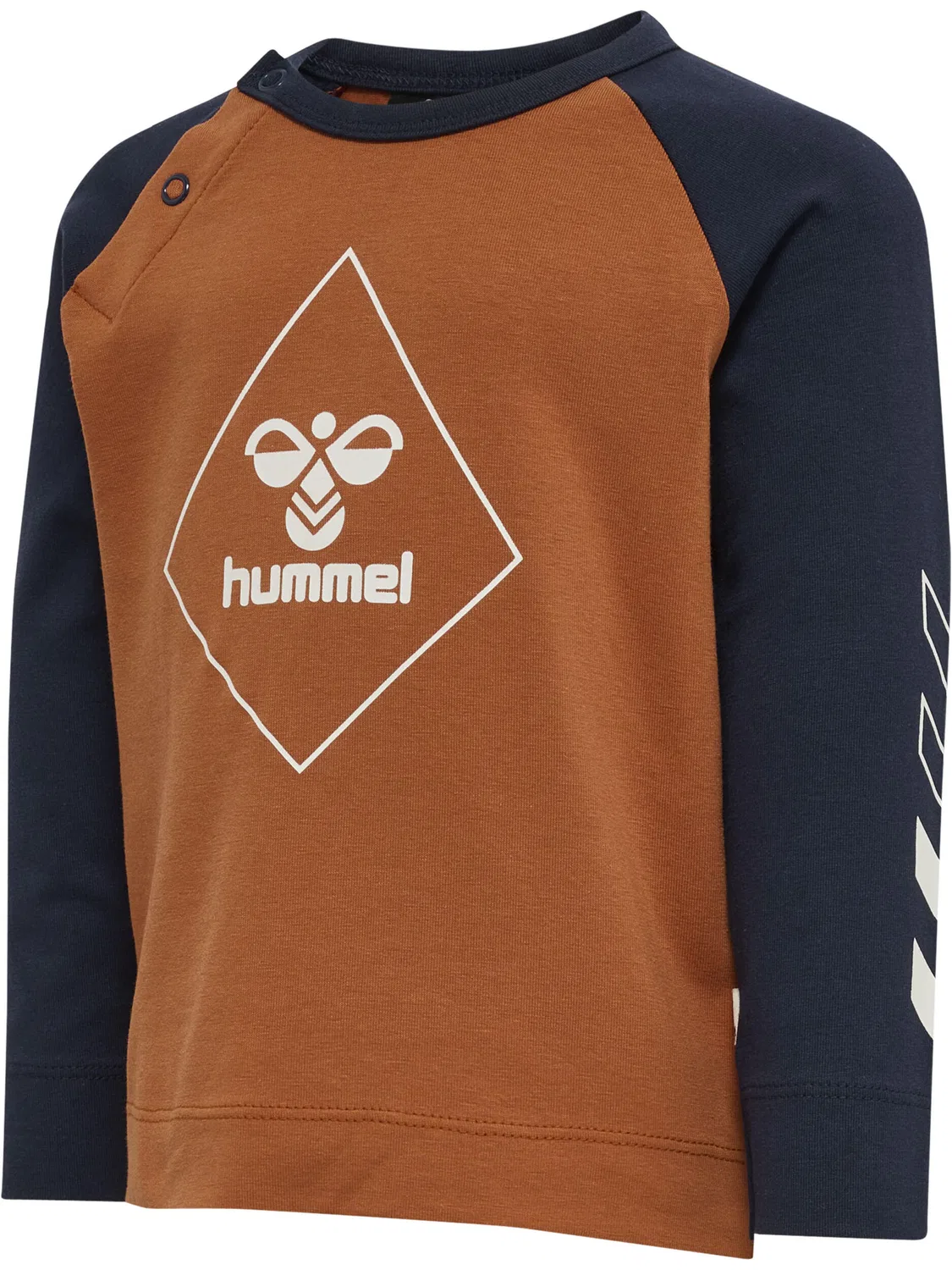 Детская футболка с длинным рукавом Hmlceasar Hummel, Braun Schieferbraun — фото 4