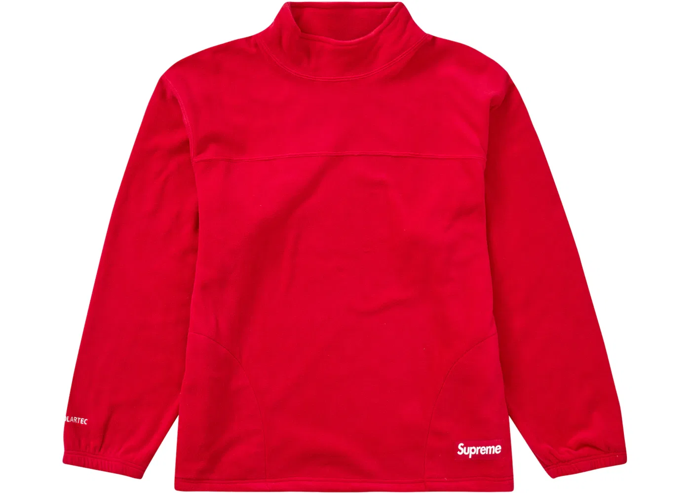 Мужской пуловер с высоким воротником Polartec Supreme Red