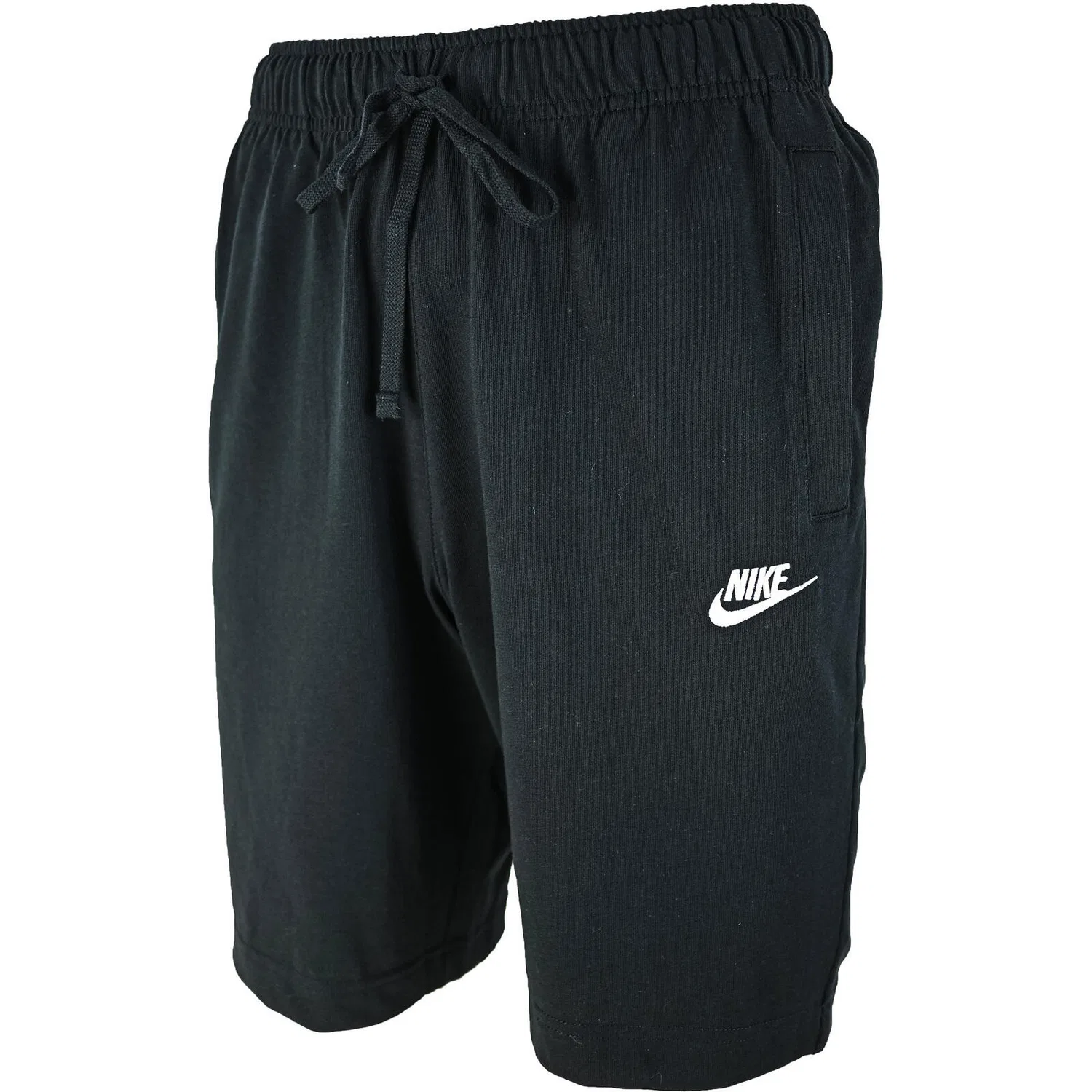 Мужские спортивные шорты с принтом Nike Sportswear Club, Schwarz Weiss — фото 3