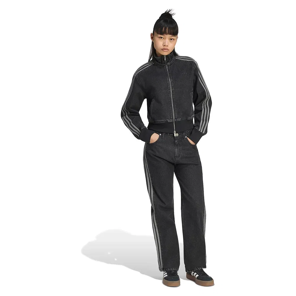 Женская куртка Firebird Track с принтом Adidas Originals, Black — фото 4
